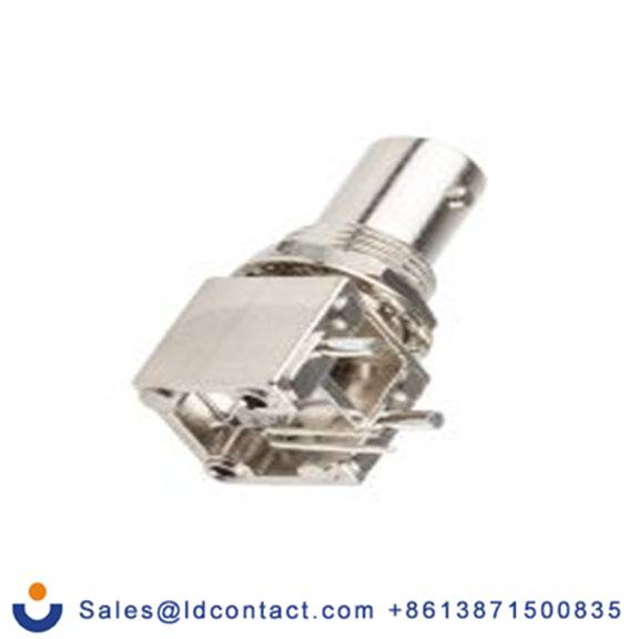 RS PRO,546-5165,BNC 连接器 母插, 50 Ω, PCB安装, 直角 BNC系列 焊接