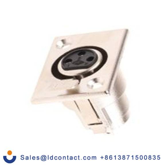 RS PRO,548-9105,3芯 XLR 连接器, 面板安装 母插, 250 V 直向, 镀银色芯