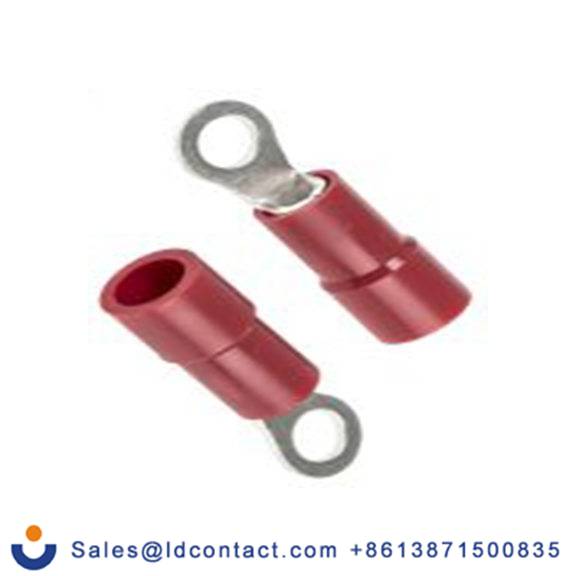 RS PRO,613-9227,绝缘 铜 环形端子, Φ3.2 mm内环 22 AWG, M3螺栓, 红色 16 AWG, -40 °C至105 °C E245391系列