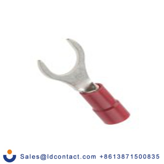 RS PRO,613-9485,绝缘 叉型端子, M8螺栓, 红色, 最小电线尺寸: 22 AWG 16 AWG, 11.6 mm宽, 0.75 mm厚, 镀锡触点 乙烯基, AVY系列