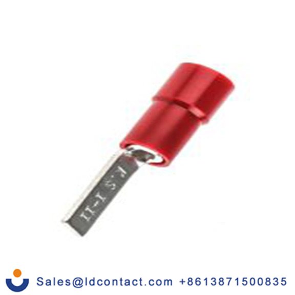 RS PRO,613-9687,片型端子, 插片3 mm宽x11 mm长, 绝缘x0.75 mm厚 22 AWG, 红色 16 AWG, 乙烯基绝缘