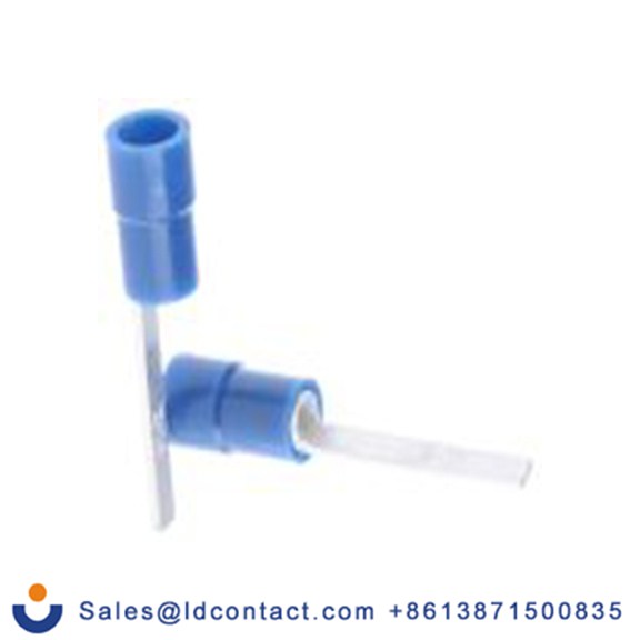 RS PRO,613-9750,片型端子, 插片2.2 mm宽x18 mm长, 绝缘x0.8 mm厚 16 AWG, 蓝色 14 AWG, 乙烯基绝缘