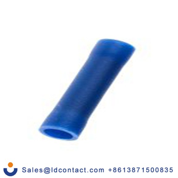 RS PRO,613-9788,接头连接器, 对接, 蓝色, Φ4.5 mm, 绝缘, 24.2 mm总长, 镀锡触点, BVT系列 14 AWG