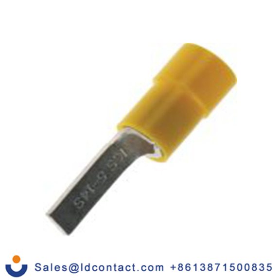 RS PRO,613-9823,片型端子, 插片4 mm宽x14 mm长, 绝缘x1 mm厚 12 AWG, 黄色 10 AWG, 乙烯基绝缘