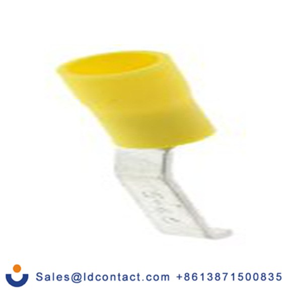 RS PRO,624-1257,片型端子, 插片4.6 mm宽x17.2 mm长, 绝缘x1 mm厚 带钩 12 AWG, 黄色 10 AWG, 乙烯基绝缘