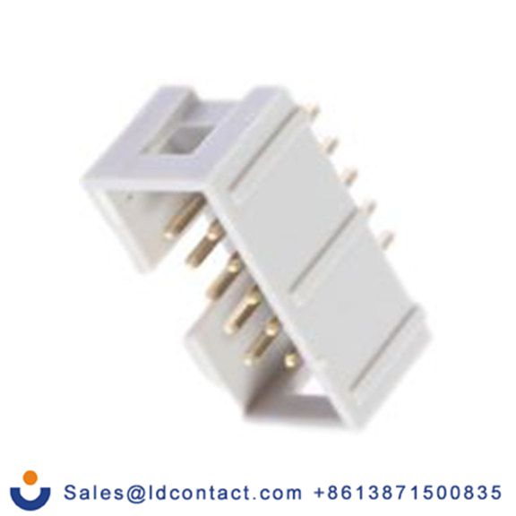 RS PRO,625-7252,IDC 连接器, 10p 公, 2.54 mm间距, 2排 通孔安装 直向