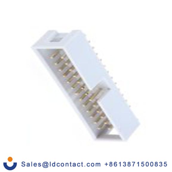 RS PRO,625-7319,26p 2排 PCB 针座 直向, 2.54 mm间距, 500 V, 通孔安装 覆盖