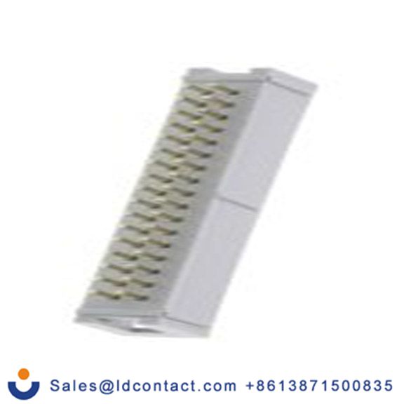 RS PRO,625-7347,34p 2排 PCB 针座 直向, 2.54 mm间距, 500 V, 通孔安装 覆盖