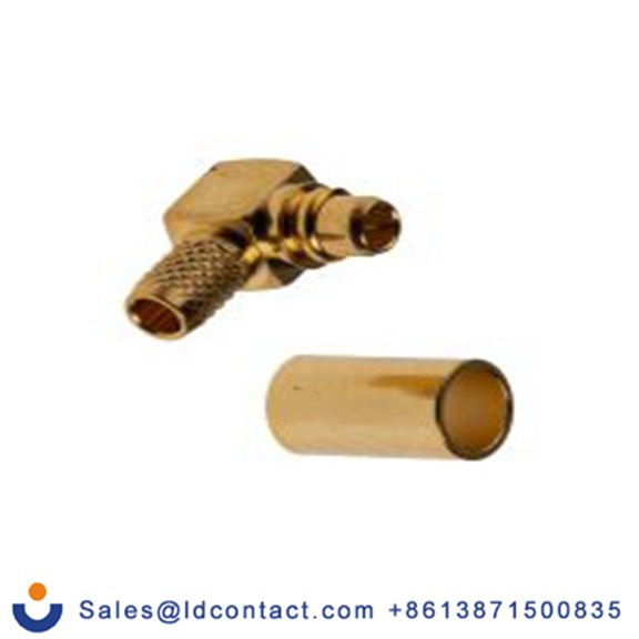 RS PRO,656-0069,MCX 连接器 公, 50 Ω, 电缆安装, 直角, 用于RG-174U线 MMCX系列