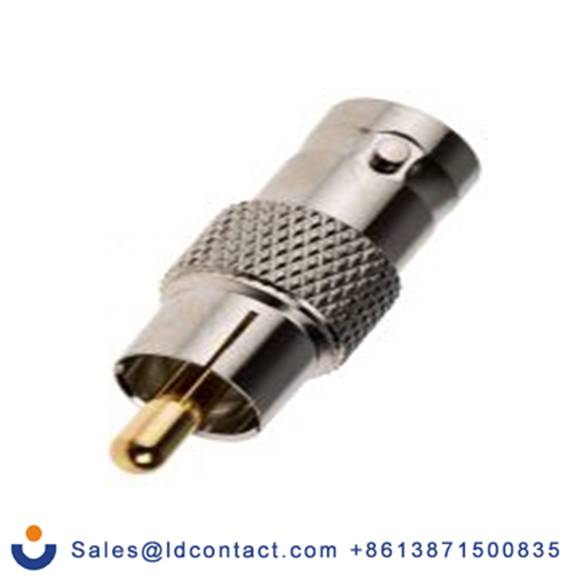 RS PRO,665-7598,AV适配器 RCA类型 公 BNC类型 直向, 镀金色触点 母插, 黄铜外壳