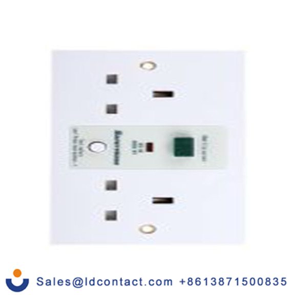 RS PRO,687-7339,漏电保护插座, 无源, 2位, 230 V ac, 13 A 齐平安装 开关, 白色 16 mm