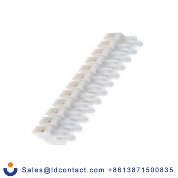 RS PRO,703-3814,非熔断型端子排, 12路, 8 mm节距, 400 V 6A, 线规14 AWG, 直接安装, 白色 螺钉, CPP系列