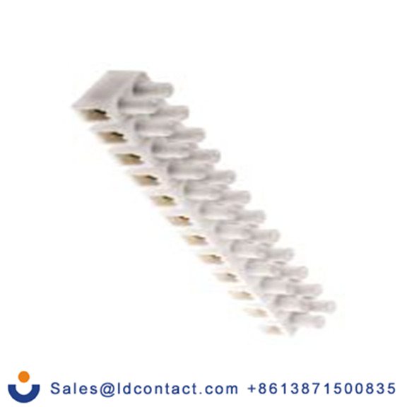 RS PRO,703-3824,非熔断型端子排, 12路, 19.5 mm节距, 400 V 101A, 线规4 AWG, 直接安装, 白色 螺钉, CPP系列