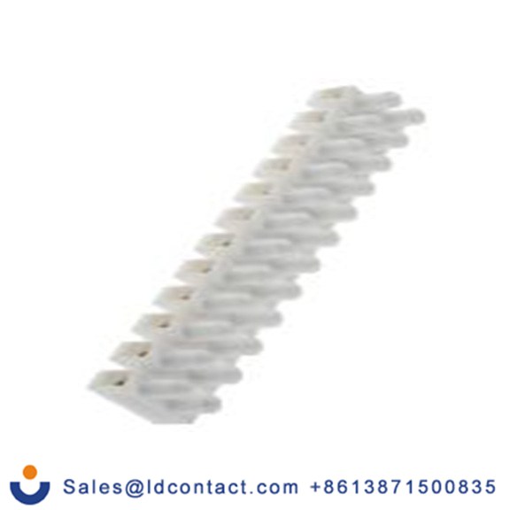 RS PRO,703-3827,非熔断型端子排, 12路, 12 mm节距, 380 V 20A, 线规10 AWG, 直接安装, 白色 螺钉, CPP系列