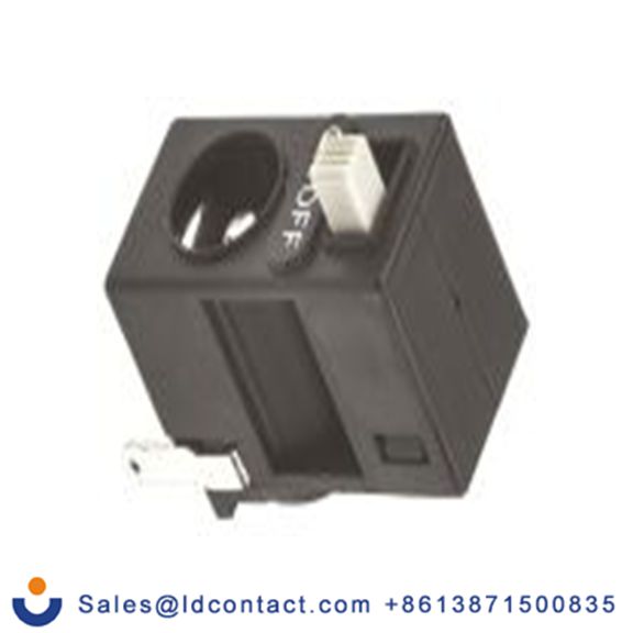 RS PRO,734-7378P,DC插座 直流插座, 直向, 2.5 mm内径 2A, 6.5 mm外径, 15 V, PCB安装, 长18.2 mm, 镀银色触芯