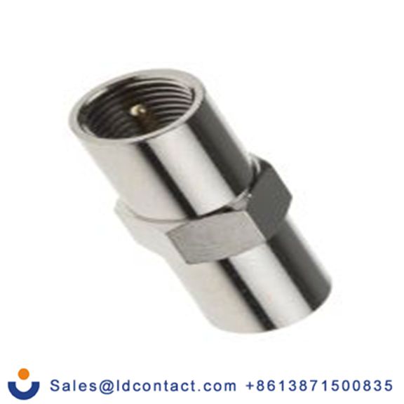 RS PRO,738-5730,射频适配器, 直向, 50 Ω阻抗 公, 900 MHz, 镀金色 公 黄铜触芯