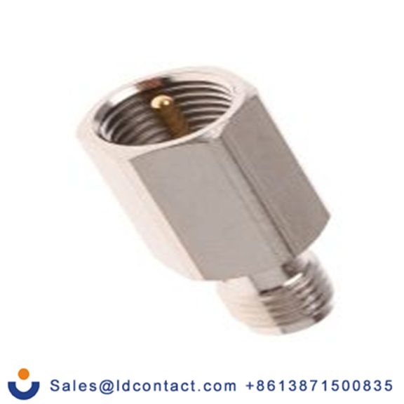 RS PRO,738-5733,射频适配器, 直向, 50 Ω阻抗 公, 900 MHz, 镀金色 母插 铍铜合金触芯