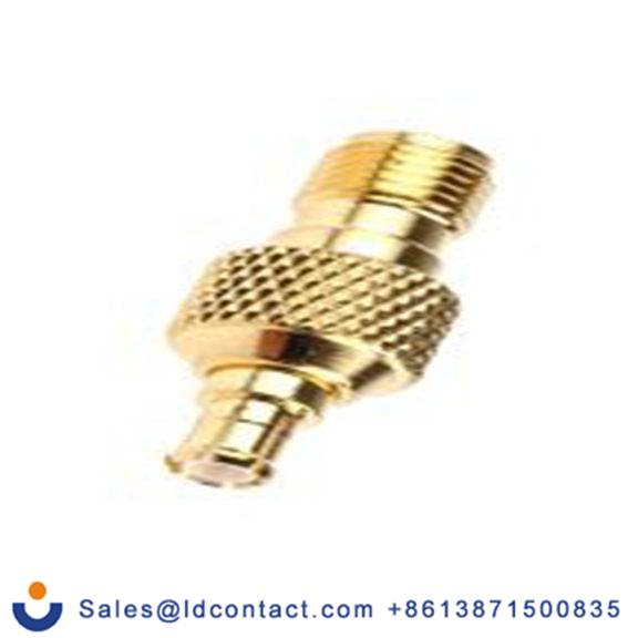 RS PRO,738-5819,射频适配器, 直向, 50 Ω阻抗 公, 6 GHz, 镀金色 母插 铍铜合金触芯