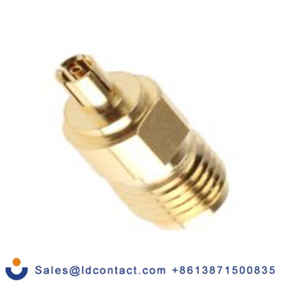 RS PRO,738-5948,射频适配器, 直向, 50 Ω阻抗 母插, 6 GHz, 镀金色 公 铍铜合金触芯
