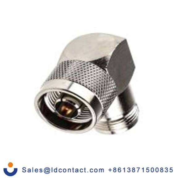 RS PRO,758-1610,射频适配器, 直角, 50 Ω阻抗 公, 11 GHz, 镀金色 母插 黄铜触芯