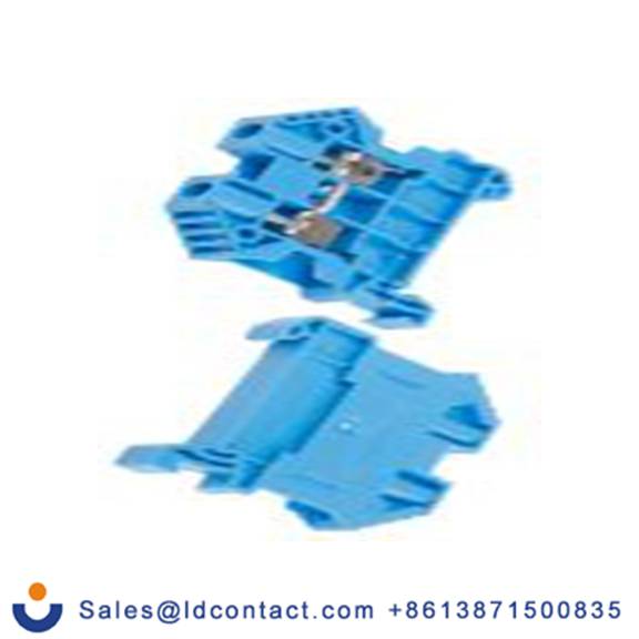 RS PRO,762-2515,2 DIN 导轨端子块, 1 kV, 4 mm²CSA, 蓝色, SRK系列 螺钉