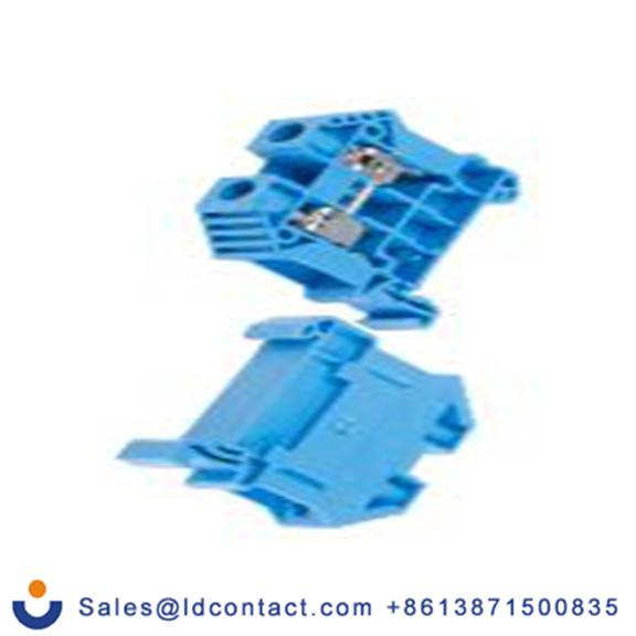 RS PRO,762-2525,2 DIN 导轨端子块, 1 kV, 10 mm²CSA, 蓝色, SRK系列 螺钉