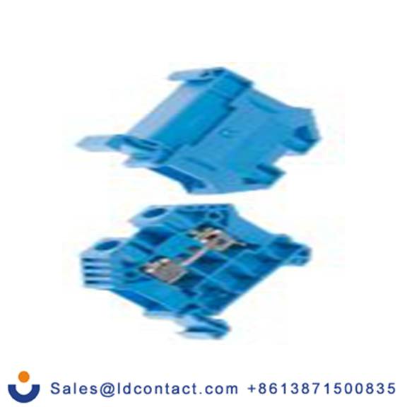 RS PRO,762-2528,2 DIN 导轨端子块, 1 kV, 6 mm²CSA, 蓝色, SRK系列 螺钉