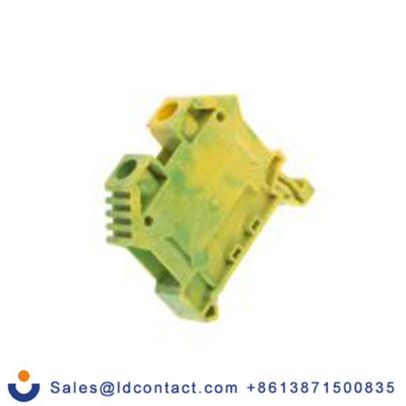 RS PRO,762-2540,1 接地端子排, 10 mm²CSA, 绿色, 黄色, SSL系列 螺钉