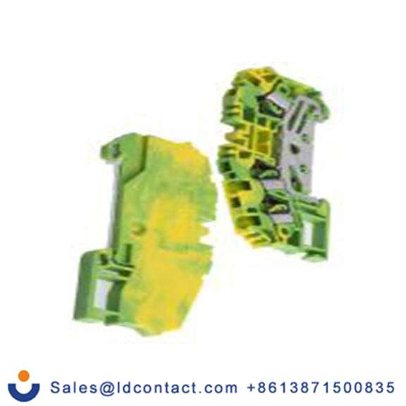 RS PRO,763-7426,1 接地端子排, 1000 V, 2.5 mm²CSA, 绿色, 黄色, ZSL系列 弹簧夹