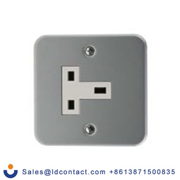 RS PRO,768-3501,G 型 - 英式 插座, 1位, 13 A 室内, 230 V, 灰色, RS Metalclad系列