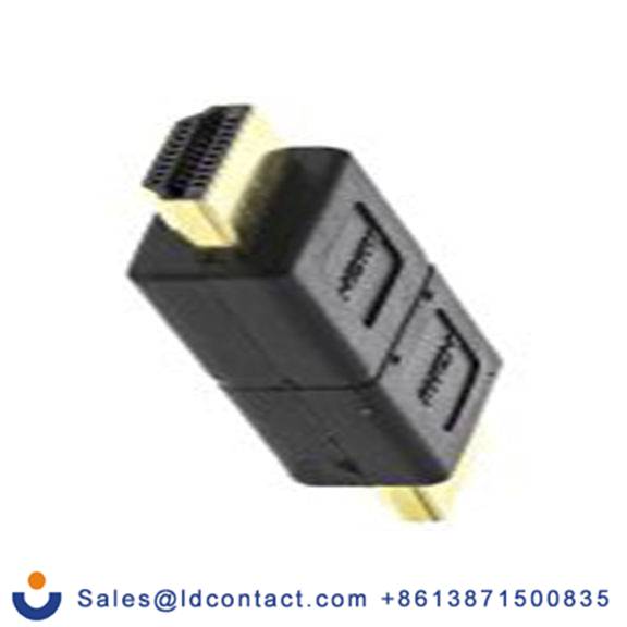 RS PRO,768-4201,AV适配器 HDMI类型 公 HDMI类型 直向 公