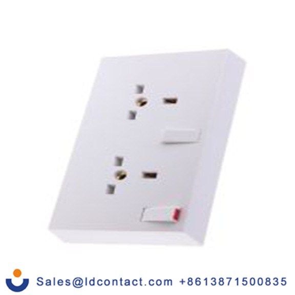 RS PRO,776-8431,G 型 - 英式 插座 开关, 2位, 13 A 室内, 230 V, 白色, Converter Socket系列