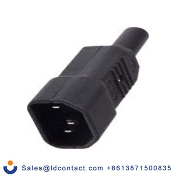 RS PRO,776-9113,C14, 直向 IEC 连接器, 电缆安装, 250 V 公 10A, EMI系列