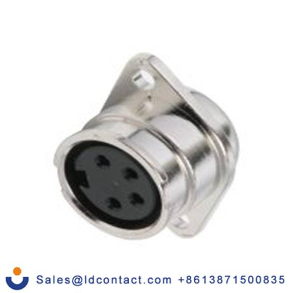 RS PRO,786-3429,DIN插座, Standard, 4触芯, 面板安装, 直向 2A B-2002系列, 100 V ac, 扭锁 母插