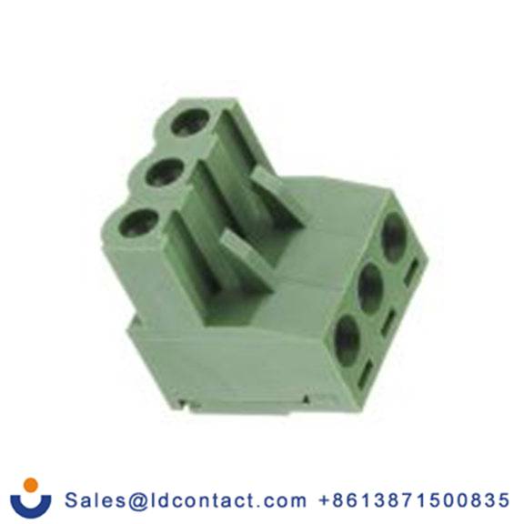 RS PRO,790-0705,3p插拔式接线端子 直向插头, 5.08mm间距, 16A, 300 V, 电缆安装, 螺钉端接, 绿色