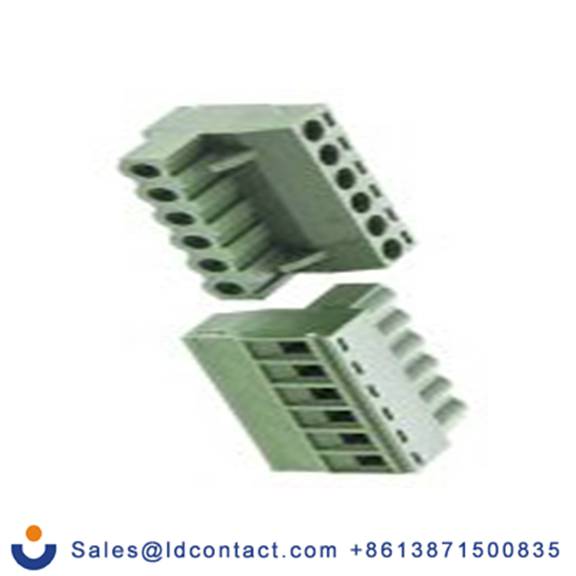 RS PRO,790-0711,6p插拔式接线端子 直向插头, 5.08mm间距, 16A, 300 V, 电缆安装, 螺钉端接, 绿色