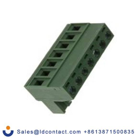 RS PRO,790-0714,7p插拔式接线端子 直向插头, 5.08mm间距, 16A, 300 V, 电缆安装, 螺钉端接, 绿色