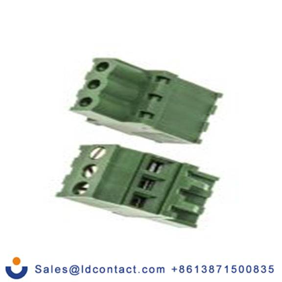 RS PRO,790-0742,3p插拔式接线端子 直向插头, 5.08mm间距, 16A, 300 V, 电缆安装, 螺钉端接, 绿色