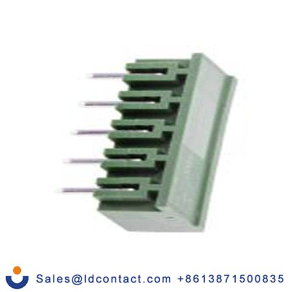 RS PRO,790-1004,5p插拔式接线端子 直向排针, 5.08mm间距, 16.0A, 300.0 v, THT安装, 焊接端接