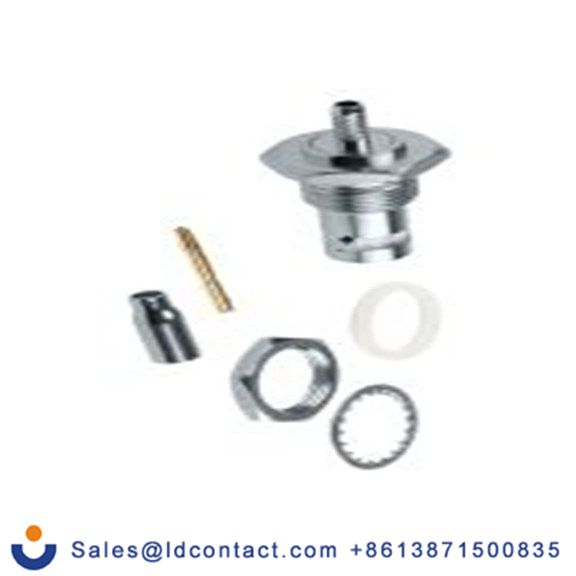 RS PRO,793-3594,BNC 连接器 母插, 50 Ω, 面板安装, 直向, 用于RG-174U线 BNC系列 压接