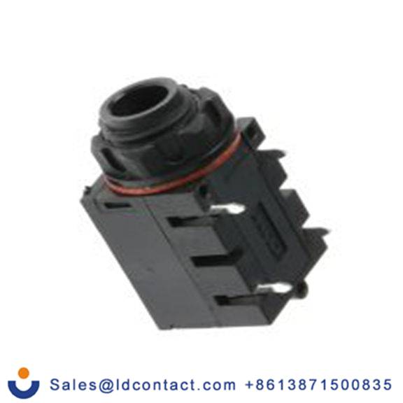 RS PRO,805-1649,6.35mm, PCB安装 单声道 母插 焊接 2, 插孔连接器 5A 直向, 银镍合金触芯, 蓝色, 黑色