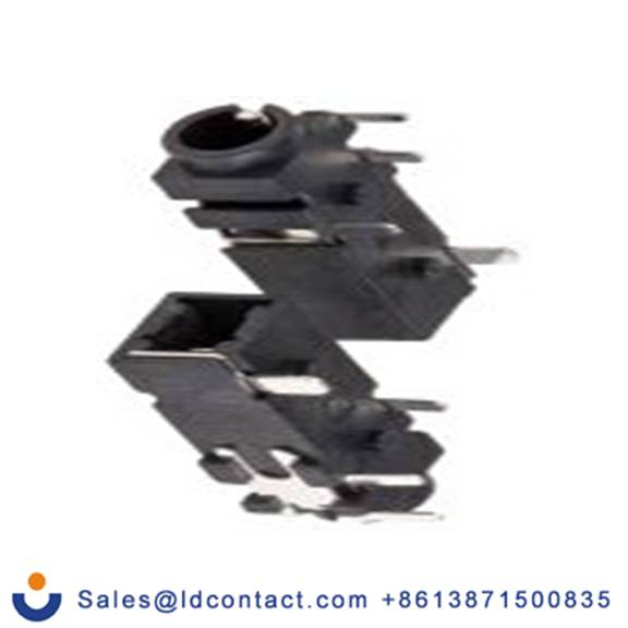 RS PRO,805-1659,3.5mm, PCB安装 复合视频 母插 焊接 4, 插孔连接器 直向, 银镍合金触芯, 黑色