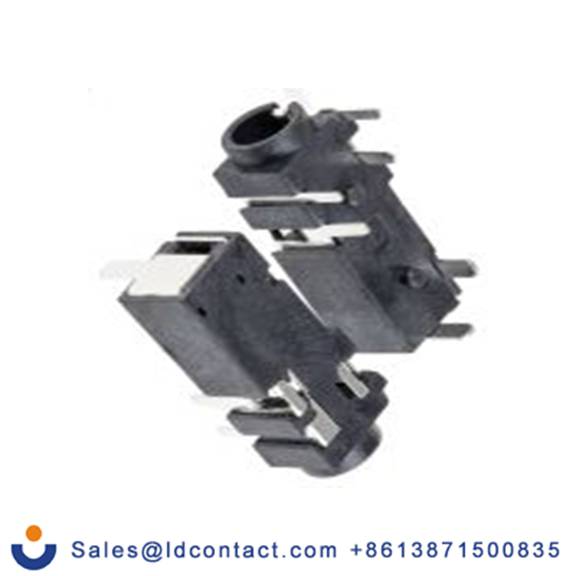 RS PRO,805-1668,3.5mm, PCB安装 复合视频 母插 焊接 4, 插孔连接器 直向, 银镍合金触芯, 黑色