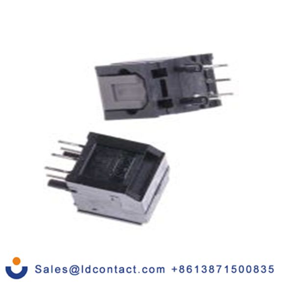 RS PRO,805-1677,插孔 光纤连接器, 多模, 9/125 μm光纤尺寸, 2dB插入损耗, 单工, PC抛光, 黑色, Toslink类型, OTJ-8系列