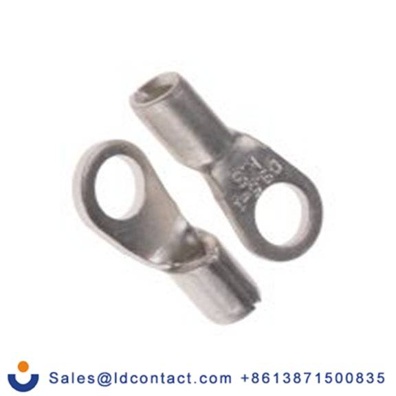 RS PRO,809-2224,非绝缘 铜 环形端子, Φ3.7 mm内环 22 AWG, 6 mm螺栓, 灰色 16 AWG, -40 °C至150 °C DRNB系列