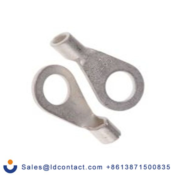 RS PRO,809-2240,非绝缘 铜 环形端子, Φ6.5 mm内环 16 AWG, 6.5 mm螺栓, 灰色 14 AWG, -40 °C至150 °C DRNB系列