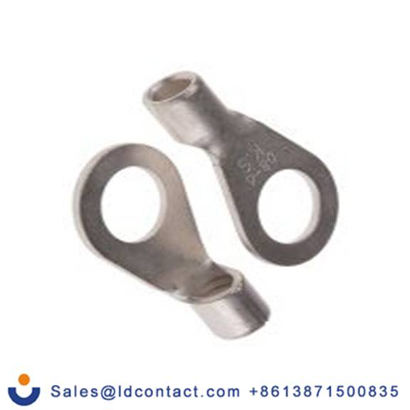 RS PRO,809-2268,非绝缘 铜 环形端子, Φ8.4 mm内环 12 AWG, 8.4 mm螺栓, 灰色 10 AWG, -40 °C至150 °C DRNB系列