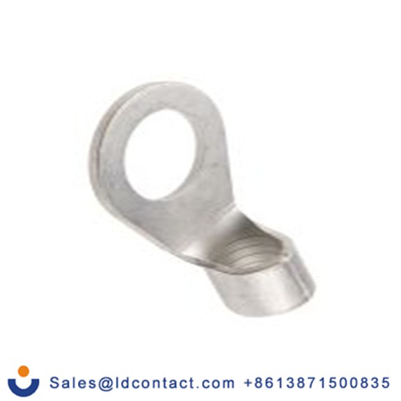 RS PRO,809-2338,非绝缘 铜 环形端子, Φ17 mm内环 2 AWG, 17 mm螺栓, 灰色 2 AWG, -40 °C至150 °C DRNB系列