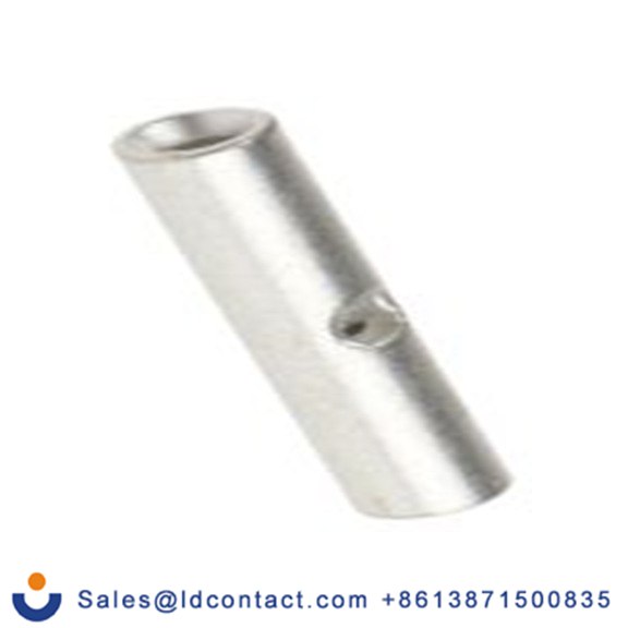 RS PRO,809-2363,接头连接器, 对接, 银色, Φ3.3 mm, 非绝缘, 15 mm总长, 镀锡触点, BNT1系列 16 AWG