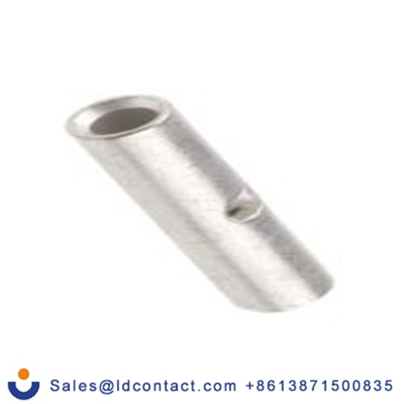 RS PRO,809-2375,接头连接器, 对接, 银色, Φ3.9 mm, 非绝缘, 16 mm总长, 镀锡触点, BNT2系列 14 AWG